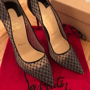 Christian Louboutin Folllies Lace 100 pump